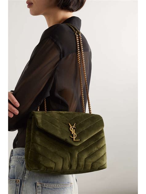 ysl suede flap bag|yves saint laurent loulou bag.